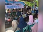 Lamandau Pemprov Kalteng bersama Pemkab Lamandau melaksanakan pasar murah di halaman Kantor Kecamatan Bulik, Jumat (13/3).