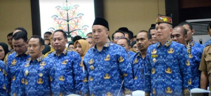 Bupati Lamandau Rizky Aditya Putra, disela-sela kegiatannya saat menghadiri Musrenbang RKPD Kalteng Tahun 2027, di Aula Jayang Tingang, belum lama ini.