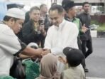 PALANGKA RAYA Wali Kota Palangka Raya, Fairid Naparin beserta jajaran Forkompimda Kota Palangka Raya bersilaturahmi dengan warga terdampak bencana di kompleks Mendawai Sosial, beberapa waktu lalu.