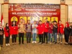 Gubernur Kalteng Agustiar Sabran menghhadir HUT ke-72 DPD GMNI Kalimantan Tengah di Grand Ballroom Hotel Luwansa, Palangka Raya, Sabtu (28/3).