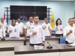 Wakil Bupati Katingan Firdaus, ketika mengikuti kegiatan rapat Sosialisasi Implementasi Kartu Huma Betang Sejahtera dan Bantuan Presiden secara daring, belum lama ini.