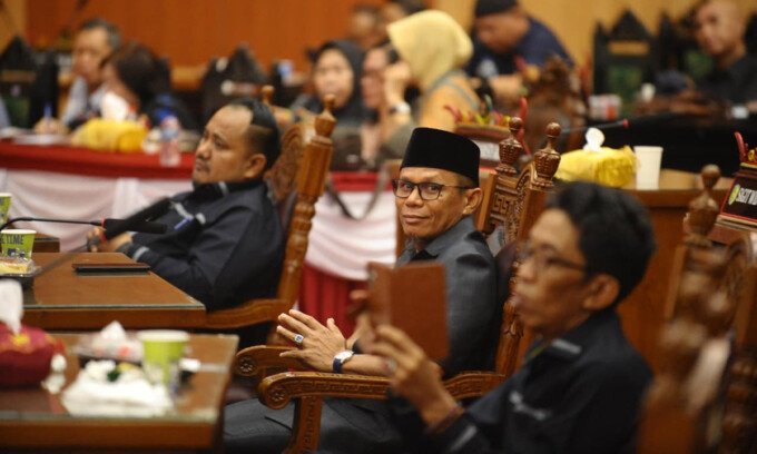 Wakil Ketua Komisi II DPRD Kota Palangka Raya, Syaufwan Hadi mengikuti agenda dewan, baru-baru ini.