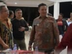 Lamandau Bupati Lamandau, Rizky Aditya Putra (tengah) menerima kunjungan kerja Kasrem 102/Panju Panjung, Kolonel Inf Jajang Kurniawan, di Lamandau, Minggu (5/4).