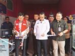 Wakil Wali Kota Palangka Raya, Achmad Zaini meresmikan gerai Koperasi Kelurahan Merah Putih Kecamatan Jekan Raya, baru-baru ini.