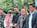 KUNJUNGAN: Wakil Ketua II DPRD Barito Utara, Hj Henny Rosgiaty Rusli ketika menghadiri Musrenbang di Kecamatan Lahei Barat, belum lama ini.