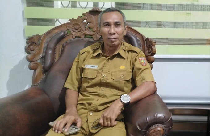 kobar Pelaksana Tugas Kepala Dinas Pertanian Kobar, Rabu, Haryo Prabowo