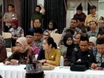 5.1 Anggota DPRD Barito Utara saat menghadiri kegiatan Musrenbang RKPD tahun 2027 Kabupaten Barito Utara, di gedung Balai Muara Teweh, Kamis (5/3/2026) lalu.