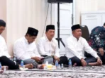 8.2 Anggota DPRD Kabupaten Barito Utara, H Al Hadi, H Nurul Anwar, H Tajeri dan anggota DPRD Hasrat saat menghadiri peringatan Nuzulul Quran di rumah jabatan Bupati, Jumat malam (6/3/2026).