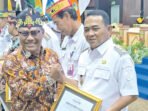 Wakil Bupati Barsel, Khristianto Yudha saat menghadiri Penilaian Kinerja Stunting Kabupaten/Kota se-Kalimantan Tengah Tahun 2026.