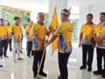 Kontingen Kabupaten Barsel dilepas secara resmi untuk mengikuti FBIM 2026.