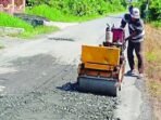 DPRD KAPUAS Jalan Sumatera dan Sulawesi yang mengalami kerusakan mendapat penanganan sementara dari DPUPR Kapuas.