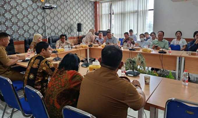 DPRD Kota Palangka Raya menggelar rapat Banmus di Ruang Rapat DPRD Kota, Senin (11/5).
