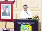 dprd palangka raya Anggota Komisi III DPRD Kota Palangka Raya, Jati Asmoro, menyampaikan sambutan, baru-baru ini.