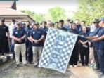 Pemkab Lamandau menggelar peringatan hari buruh internasional, yang dipusatkan di kawasan Bundaran Rusa, belum lama tadi.