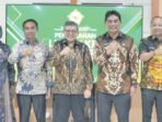 2026__TAMBUN BUNGAI.indd Bupati Barito Utara saat menyampaikan sambutan pada Penyerahan Laporan Hasil Pemeriksaan (LHP) berlangsung di Gedung BPK RI Kalimantan Tengah, Palangka Raya, Jumat (19/6).
