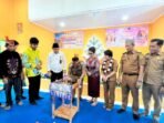Barsel Wakil Bupati Barsel, Khristianto Yudha, meresmikan Balai Basarah “Pakat Maeh” di Desa Lembeng, Senin (15/6).