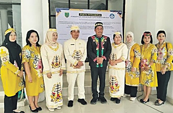 Kadisdik Barsel, Manat Simanjuntak saat menghadiri acara, belum lama ini.