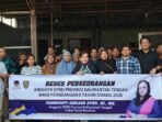 Anggota Komisi III DPRD Kalteng, Faridawaty Darland Atjeh saat melaksanakan Reses Perseorangan di Desa Tumbang Talaken, Kabupaten Gunung Mas, beberapa waktu lalu.