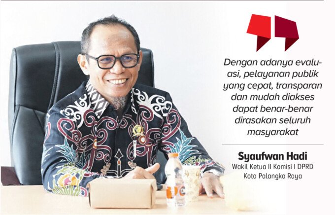 Wakil Ketua II Komisi I DPRD Kota Palangka Raya, Syaufwan Hadi