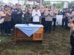 Bupati Kapuas HM Wiyatno saat menghadiri apel siaga antisipasi Karhutla tahun 2026, Jumat (19/6).