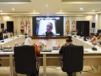 Sekda Kapuas Usis I Sangkai saat membuka secara virtual Sosialisasi Penerapan Manajemen Talenta Pemerintah Kabupaten Kapuas Tahun 2026, Jumat (26/6/2026).