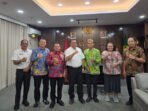 Kapuas Bupati Kapuas H Muhammad Wiyatno didampingi Sekda Kapuas Dr Usis I Sangkai saat ke Direktorat Jenderal Lahan dan Irigasi Pertanian, Kementerian Pertanian, Selasa (6/1).