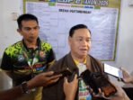 Bupati Kotawaringin Timur (Kotim), H. Halikinnor, saat memberikan keterangan pers kepada awak media usai membuka Turnamen HNR Cup 2 Tahun 2026, belum lama ini.