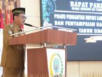 Lamandau Wakil Bupati Lamandau, Abdul Hamid, menghadiri Rapat Paripurna di Gedung DPRD Kabupaten Lamandau, Senin (22/6).