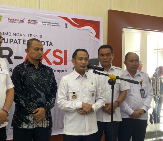 PALANGKA RAYA Jajaran DPRD Kota Palangka Raya, pada saat melaksanakan rapat badan musyawarah, di DPRD Kota Palangka Raya, Senin (8/6).