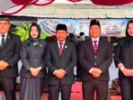 18 Wakil Ketua I DPRD Kapuas Yohanes dan Wakil Ketua II DPRD Kapuas Berinto bersama anggota DPRD Kapuas hadiri upacara HUT Bhayangkara Ke-80 di halaman Kantor Bupati Kapuas, Rabu (1/7/2026).
