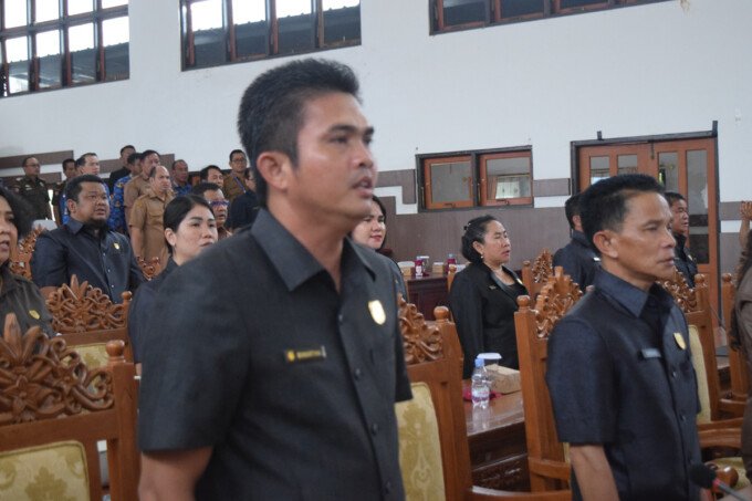 DPRD Kabupaten Gunung Mas Ketua DPRD Gunung Mas Binartha menegaskan Tapak Tilas Tumbang Anoi 2028 harus dipersiapkan secara matang agar menjadi agenda bersejarah yang sukses dan membanggakan daerah.