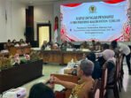 Ketua DPRD Kalteng, Arton S Dohong pimpin RDP antara kubu kepengurusan KSU SB, Pemerintah Kabupaten Seruyan, DPRD Seruyan, dan pihak terkait lainnya, Senin (20/7).