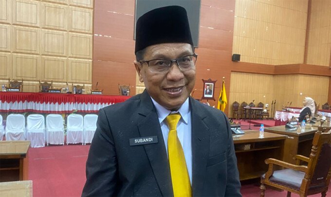 Ketua DPRD Kota Palangka Raya, Subandi