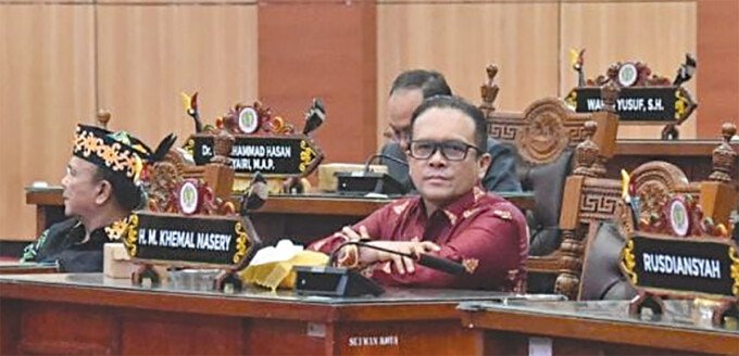 DPRD Kota Palangka Raya Anggota Komisi II DPRD Kota Palangka Raya, Khemal Nasery saat menghadiri agenda DPRD Kota, belum lama ini.