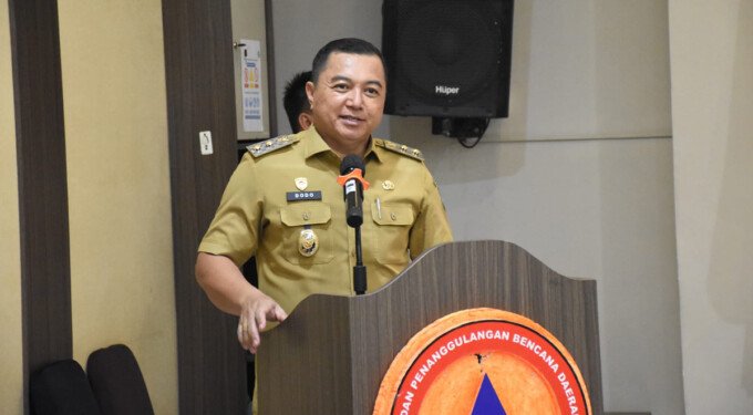 KAPUAS Wakil Bupati Kapuas Dodo saat membuka FGD I Penyusunan Rencana Kontinjensi (Renkon) Karhutla Kabupaten Kapuas Tahun 2026.