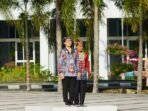 Kalimantan Tengah Sekda Kalimantan Tengah Linae Victoria Aden saat memimpin Upacara Peringatan Hari Anak Nasional (HAN) ke-42 Tahun 2026 di Halaman Kantor Gubernur Kalimantan Tengah, Kamis (23/7).