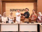 Wakil Bupati Kapuas Dodo menerima audiensi Kepala Perwakilan Kemendukbangga/BKKBN Provinsi Kalimantan Tengah Muhammad Iqbal Afriansyah beserta jajaran di Ruang Rapat Kantor Bupati Kapuas.