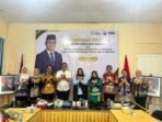 Kotim Wakil Bupati Kotim, Irawati (tengah), menggelar audiensi bersama Kepala BP2MI Banjarbaru terkait perlindungan pekerja migran di Sampit, Jumat (3/7)