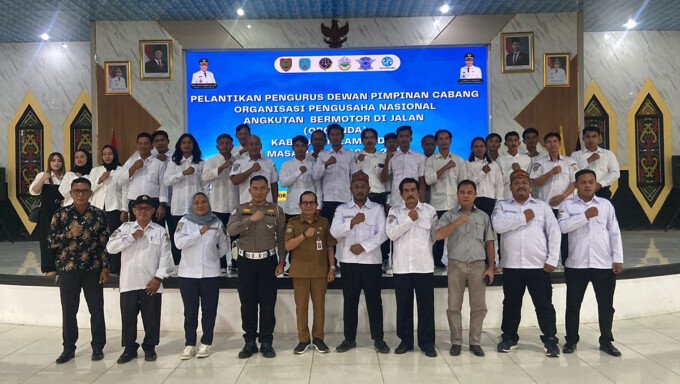 Pengurus DPC Organda Kabupaten Lamandau resmi dikukuhkan, belum lama tadi.
