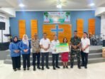 Wali Kota Palangka Raya, Fairid Naparin dan Wakil Wali Kota, Achmad Zaini bersama jajaran saat anjangsana ke Lembaga Kesejahteraan Sosial Anak di El Ministry, Rabu (8/7).