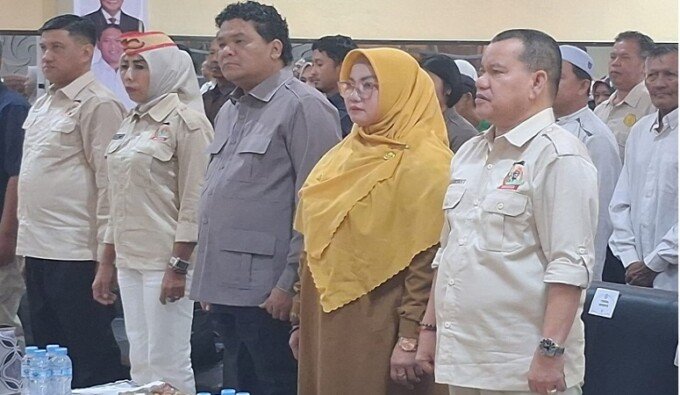 kotim Wakil Bupati Kotim Irawati saat menghadiri acara pelantikan salah satu organisasi di bidang pertanian di Kotim, Selasa (21/7/202).