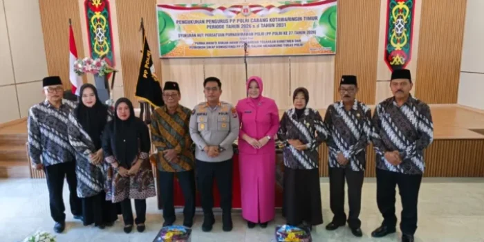 kotim Pengukuhan kepengurusan Persatuan Purnawirawan (PP) Polri Kabupaten Kotawaringin Timur.