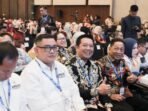 Wakil Bupati Barito Utara, Felix Sonadie Y Tingan bersama Ketua GOW, Mira Apriyantinada, dan jajaran kepala OPD menghadiri pembukaan APKASI Otonomi Expo (AOE) 2026 di ICE BSD, Tangerang Selatan, Kamis (27/8).