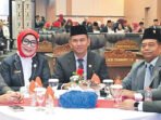 Anggota DPRD Kabupaten Barito Utara, Hasrat saat menghadiri Rapat Paripurna di aula DPRD Kabupaten Barito Utara, Jumat (14/8).