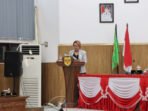 DPRD Kabupaten Gunung Mas Anggota DPRD Gunung Mas Iceu Purnamasari saat membacakan laporan Banggar di Gedung DPRD Gumas, Selasa (11/8).