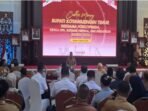 Kotim Bupati Kotim Halikinnor. Memberikan arahan saat coffee morning bersama Forkopimda dan jajaran pemerintah daerah, di Aula rumah jabatan Bupati, Senin (3/8).
