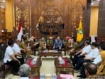 Kotim Bupati Kotim H.Halikinnor. Menerima pihak PT Agrinas Palma Nusantara untuk melakukan audiensi di Aula rumah jabatan Bupati, Selasa (4/8/2026).