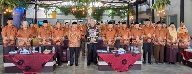 Bupati Kotim H.Halikinnor. Menghadiri syukuran HUT ke-81 Kemerdekaan Republik Indonesia sekaligus HUT ke-64 PWRI tahun 2026, Kamis (20/8).