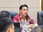 Bupati Barito Utara, H Shalahuddin ST MT memimpin rapat pembentukan Satuan Tugas (Satgas) Pengawasan BBM dan LPG, di Ruang Rapat A Setda setempat, Kamis (10/9).