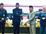 Rapat Paripurna I Masa Sidang I dengan agenda penyampaian Pidato Pengantar Bupati Barito Utara terhadap Raperda APBD Tahun Anggaran 2027, di Gedung DPRD setempat, Senin (28/9).